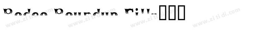 Rodeo Roundup Fill字体转换